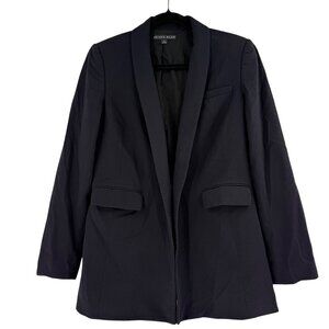 Antonio Melani Womens Black Blazer Size 6 Polyester Blend Hook & Eye Closure